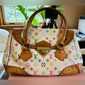 Preloved designer inspired multi-color Bag